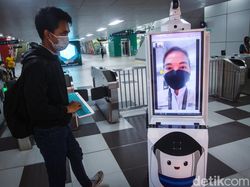 Wih! Ada Robot Wira-wiri di Stasiun MRT Lebak Bulus