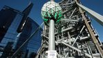Bak Lampu Disko, Bola Kristal Raksasa Ini Mulai Mejeng di Time Square