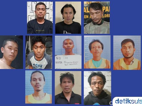 Sebanyak 11 tahanan Polresta Balikpapan, Kalimantan Timur (Kaltim) berhasil kabur dari sel usai menggergaji teralis pentilasi lalu turun menggunakan sarung yang diikat.