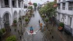 Foto-foto Banjir di Kawasan Kota Lama Semarang