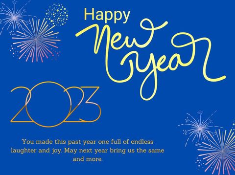 Gambar Kartu Ucapan Tahun Baru 2023