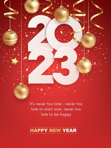 Gambar Kartu Ucapan Tahun Baru 2023