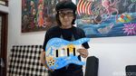 Keren! Gitar Ini Disulap Jadi Kanvas Berlukiskan Argentina