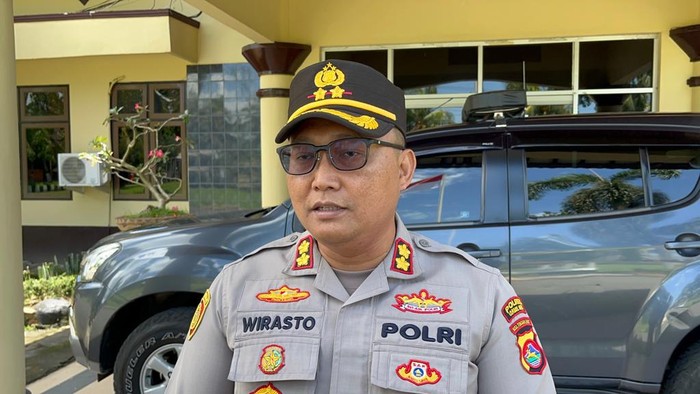 Kapolres Lombok Barat AKBP Wirasto Adi Nugroho, Sabtu (31/12/2022). Foto: Ahmad Viqi/detikBali.