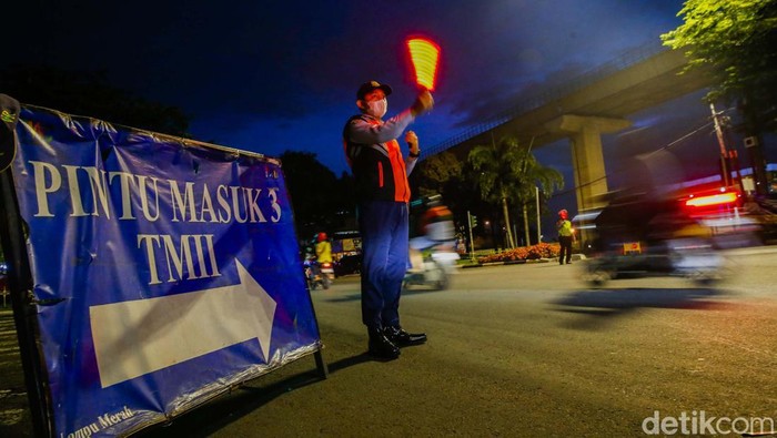 Lalin TMII jelang pergantian tahun