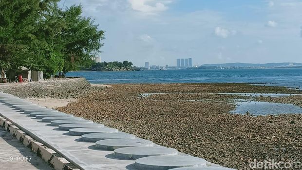 Lokasi nonton kembang api Singapura dari Batam.