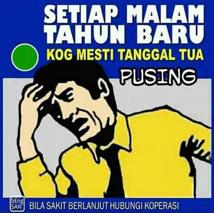 Meme Sambut Malam Tahun Baru 2023