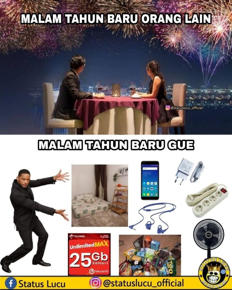 Meme Sambut Malam Tahun Baru 2023