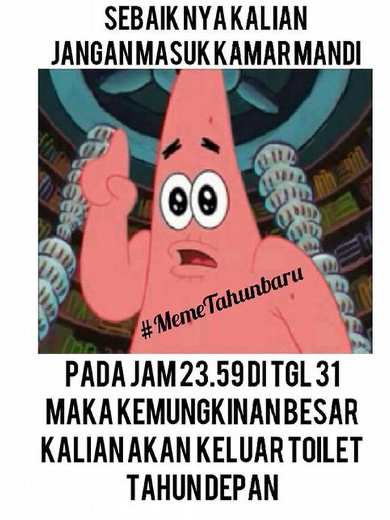 Meme Sambut Malam Tahun Baru 2023