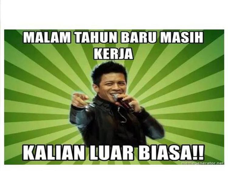 Relate Banget! Meme Kocak dan Menohok Jelang Tahun Baru 2026