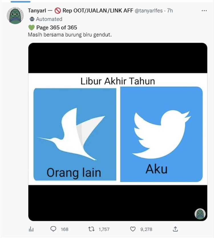 Meme Sambut Malam Tahun Baru 2023