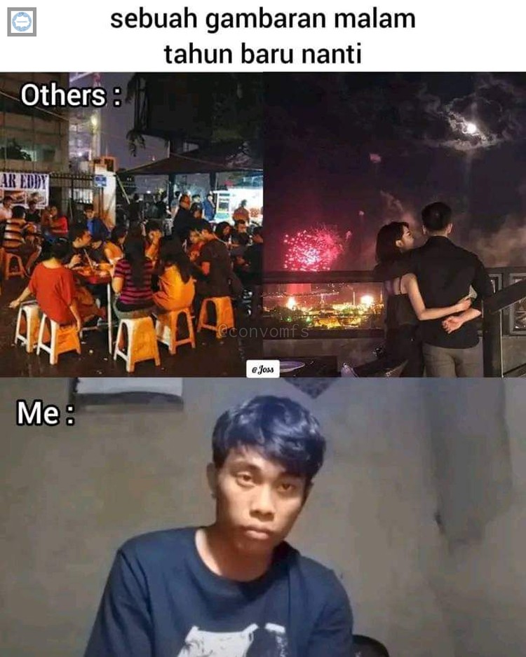 Meme Sambut Malam Tahun Baru 2023