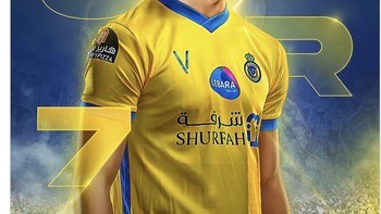 Meski sudah ada isu sebelumnya, kepindahan Cristiano Ronalod ke Al Nassr, klub sepak bola Arab Saudi, menggemparkan lini masa. Foto: Twitter