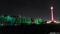 Malam Tahun Baru 2023 Tanpa PPKM, Monas Kasih Pertunjukan Air Mancur!