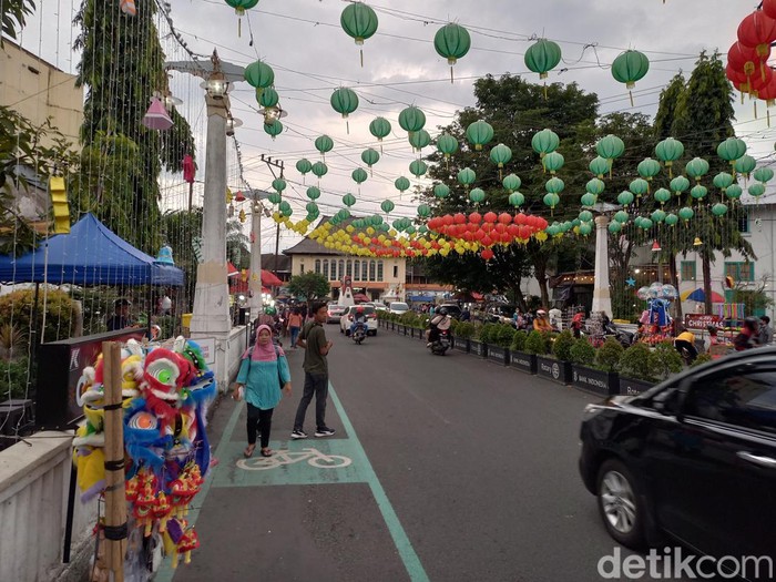 PKL di jalan Jendran Sudirman Solo, Sabtu (31/12/2022).