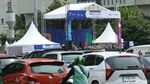 Potret Panggung Muda Mudi yang Siap Hibur Warga di Malam Tahun Baru
