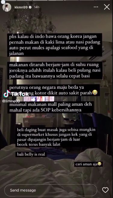 Selebgram merendahkan makanan Indonesia