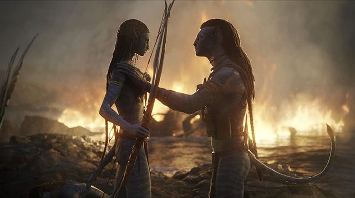 Trailer terbaru Avatar 2: The Way of Water menampilkan peperangan melawan RDA di Pandora dengan minta bantuan klan Metkayina. Dok: (20th Century Studios via IMDb)