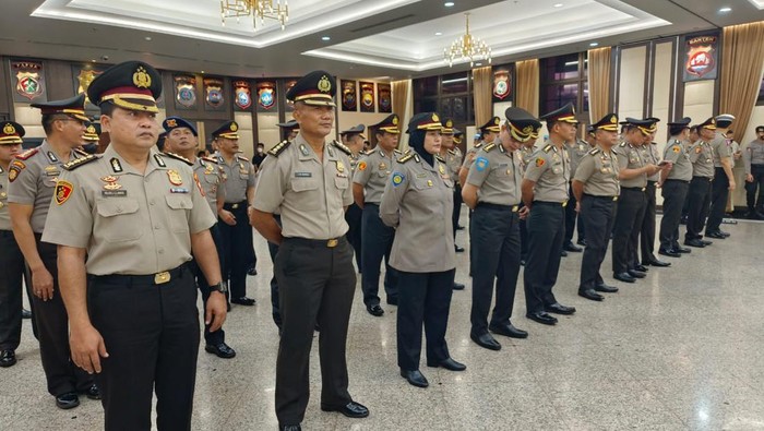 Upacara kenaikan pangkat perwira Polri (dok. Istimewa)