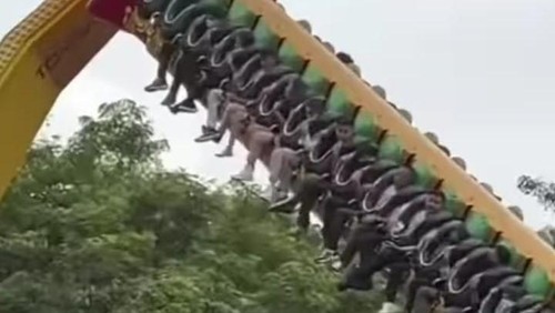 Wahana Tornado di Dufan, Ancol Mati