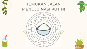 Tes Mata dan Perut, Temukan Jalan Terdekat Menuju Nasi Putih!