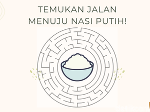 Tes Mata dan Perut, Temukan Jalan Terdekat Menuju Nasi Putih!