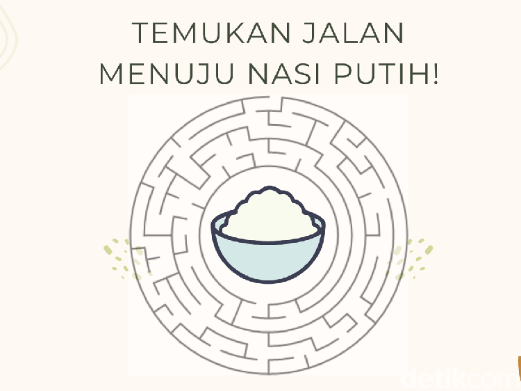 Tes Mata dan Perut, Temukan Jalan Terdekat Menuju Nasi Putih!