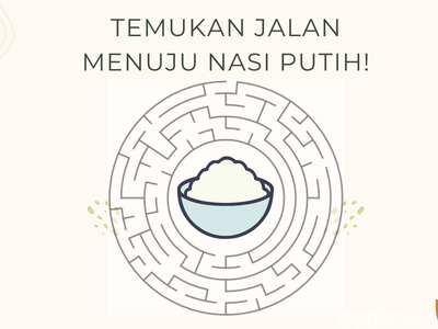 Tes Mata dan Perut, Temukan Jalan Terdekat Menuju Nasi Putih!