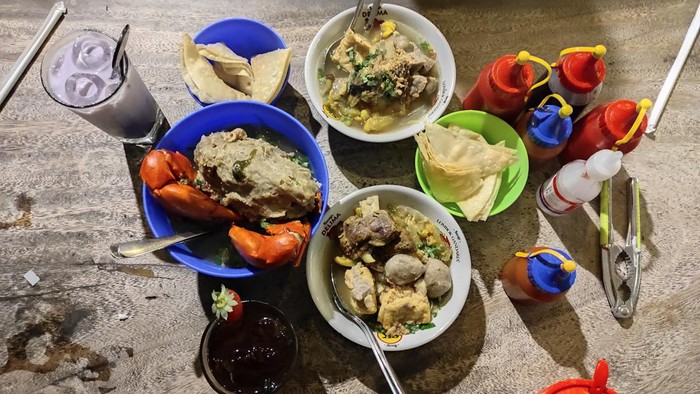 Bakso kepiting. (Dok. Agus Prayitno)