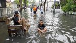Banjir Rendam Jakarta Utara Siang Tadi