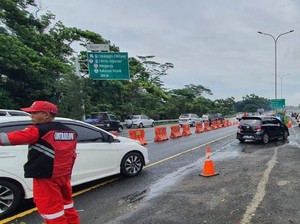 Lalin Tol Jagorawi Arah Jakarta Padat, Jasa Marga Berlakukan Contraflow