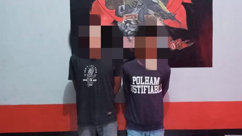 Dua pelaku pemerkosaan di Labuan Bajo, Manggarai Barat, NTT.