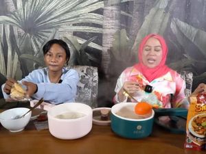 Diajak Cicip Bakso Aci oleh Shanty Denny, Aksi Fajar Sad Boy Bikin Ngakak