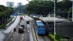 Jalan Protokol Jakarta Terpantau Lengang di Hari Pertama 2023