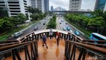 Jalan Protokol Jakarta Terpantau Lengang di Hari Pertama 2023