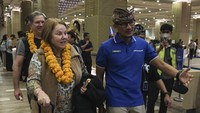 Sebanyak 273 penumpang pesawat Korean Air yang terbang dari Bandara Internasional Incheon, Korea Selatan tersebut tiba pertama di Bandara I Gusti Ngurah Rai pada Tahun Baru 2023.