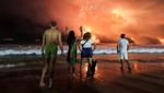 Memukau, Begini Pesta Kembang Api di Pantai Copacabana Brasil