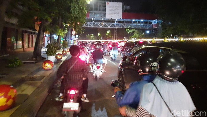 Perayaan tahun baru di Surabaya