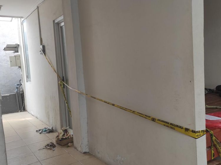 Penampakan TKP Pembunuhan Wanita Saat Malam Tahun Baru di Denpasar