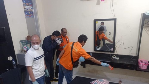 Wanita di Denpasar tewas dibunuh saat malam tahun baru di kos Griya Sambora, Jalan Tukad Batanghari I Nomor 1, Kelurahan Panjer, Kecamatan Denpasar Selatan, Kota Denpasar. (Dok. Polresta Denpasar)
