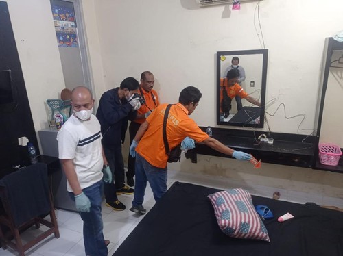 Wanita di Denpasar tewas dibunuh saat malam tahun baru di kos Griya Sambora, Jalan Tukad Batanghari I Nomor 1, Kelurahan Panjer, Kecamatan Denpasar Selatan, Kota Denpasar. (Dok. Polresta Denpasar)