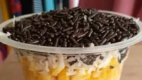  Di Roemah Camilan yang ada di Mampang, Jakarta Selatan, menjual menu jasuke aneka topping dengan harga Rp 10 ribuan saja. Foto: Pool/Site
