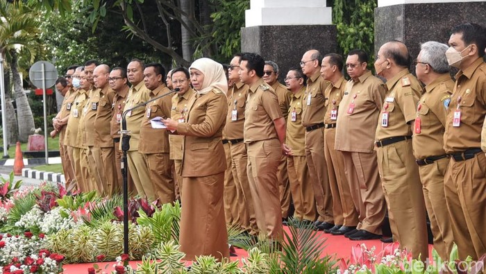Apel awal tahun khofifah