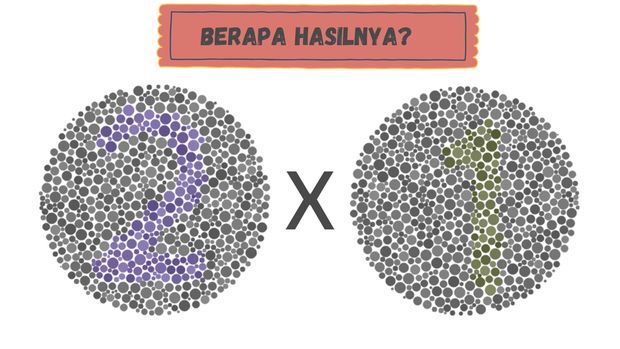 Asah otak Hitungan Mudah Lewat Tes Buta Warna, Nggak Bisa Jawab Tanda Perlu Cek ke Dokter?