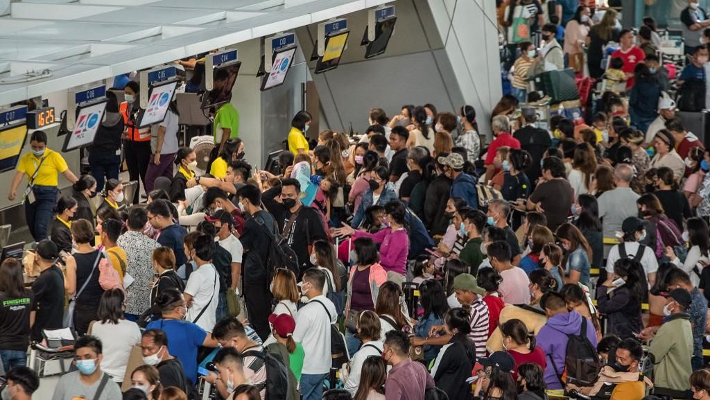 Listrik Padam Ganggu Penerbangan, Ribuan Orang Terjebak di Bandara Manila