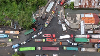 Lihat Lagi Banjir di Jalur Pantura Kaligawe-Genuk Semarang