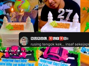 Biar Ingat Kematian, Istri Ini Beri Kue Ulang Tahun Bentuk Kuburan untuk Suaminya