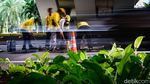Jalan Berlubang di Semanggi yang Bikin Pesepeda Jatuh Kini Ditambal
