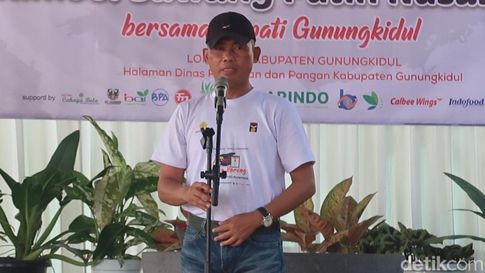 Bupati Gunungkidul Sunaryanta, Senin (2/1/2023).