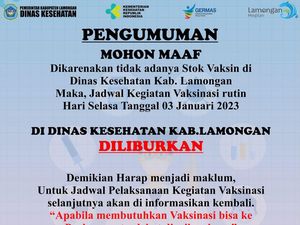 Stok Vaksin Booster di Lamongan Kosong